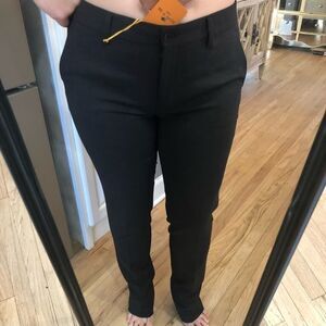 NEW ETRO Black Wool Trousers Size 42 Straight Leg Suitpants Office Pants Italian